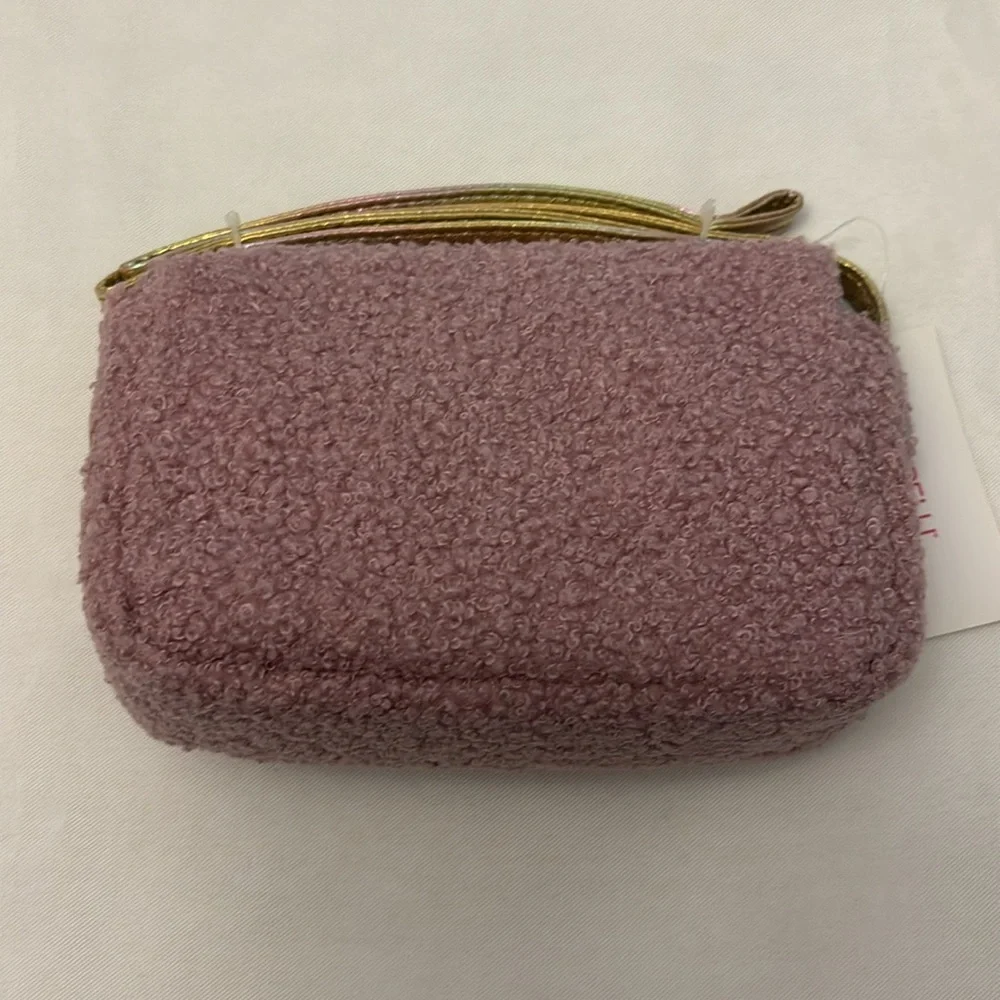 Capelli of New York Faux Fur Crossbody Purple